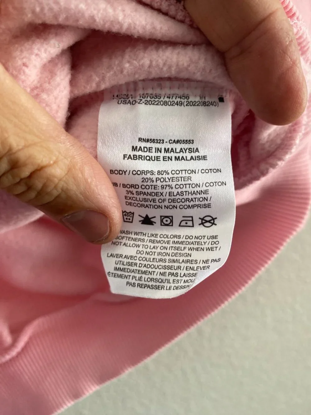Nike Sportswear Club Fleece Oversized Sweatshirt Girls Medium Pink FD2329-690